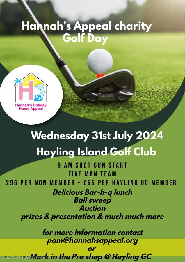 31st July 2024 – Hayling Golf Day